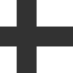 Black and white Finnish flag
