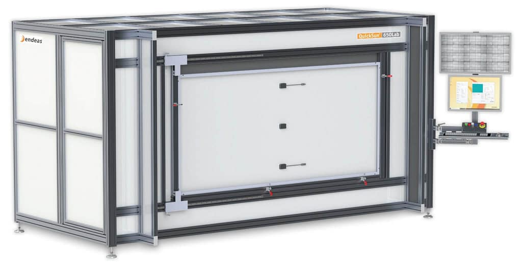 Solar simulator designed for laboratories