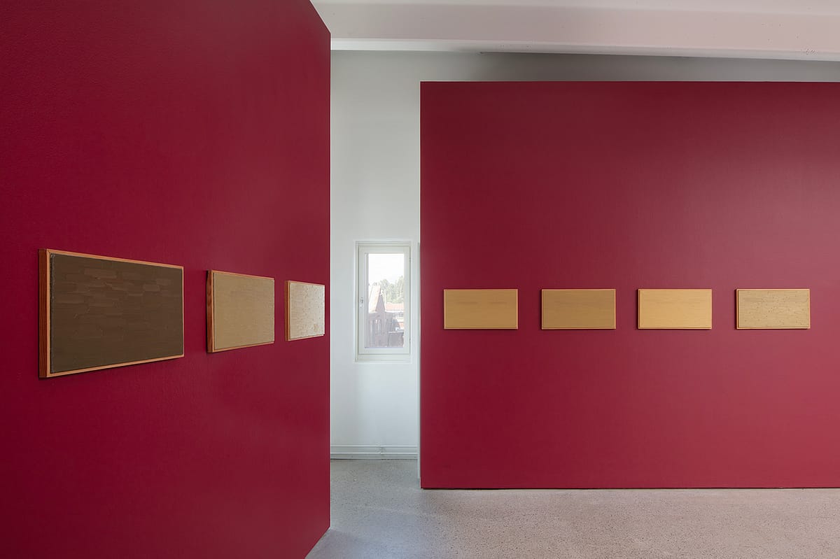 Installation view of ‘Thomas Nyqvist: Painovoima’. Photographer: Jussi Tiainen