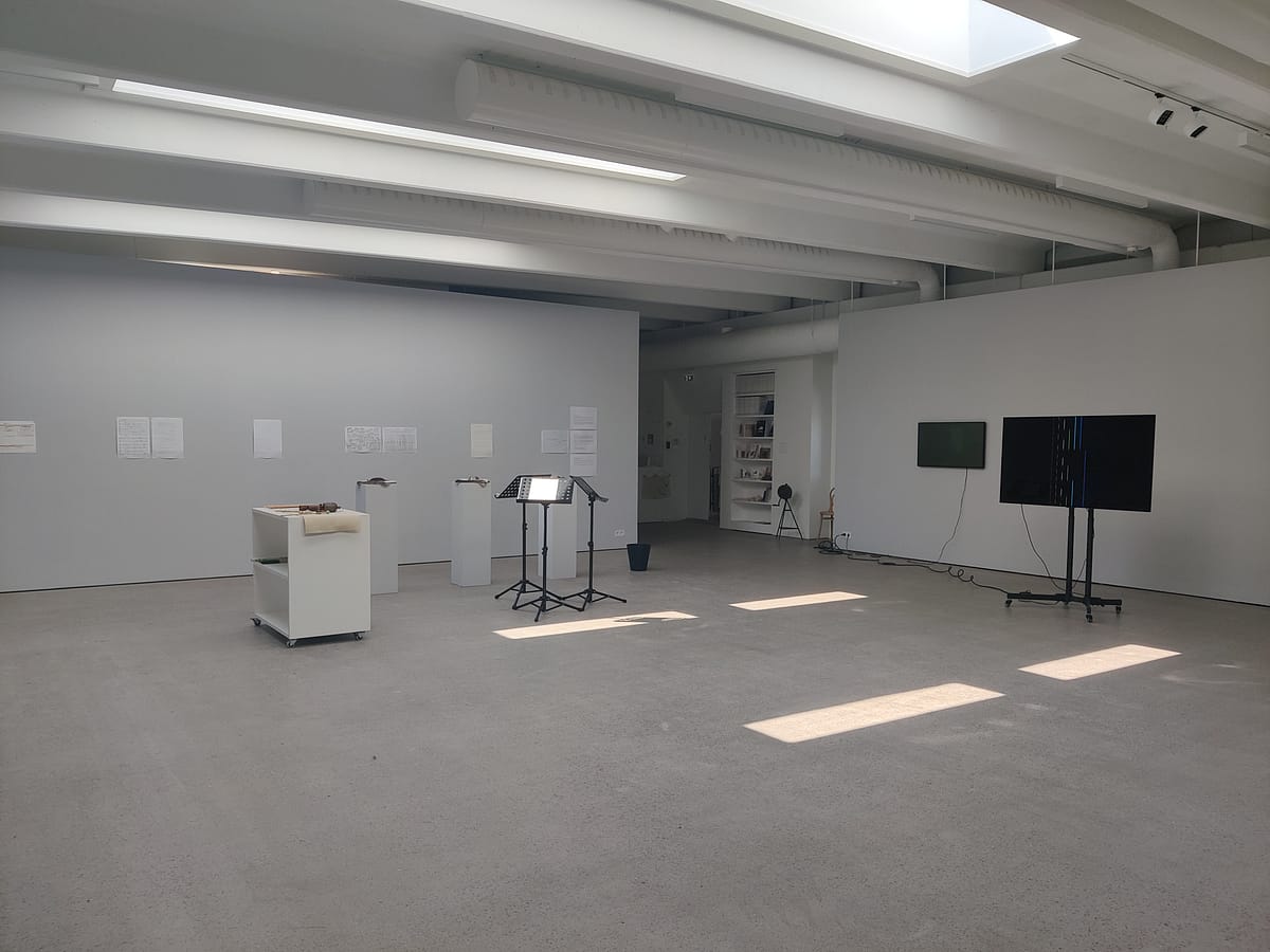 Exhibition view from Yes and NoTations
