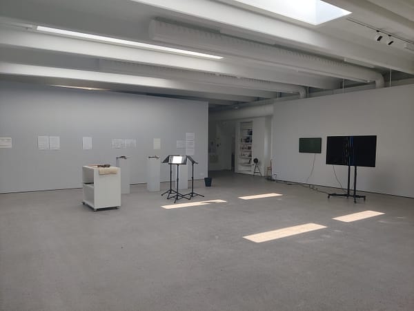 Exhibition view from Yes and NoTations