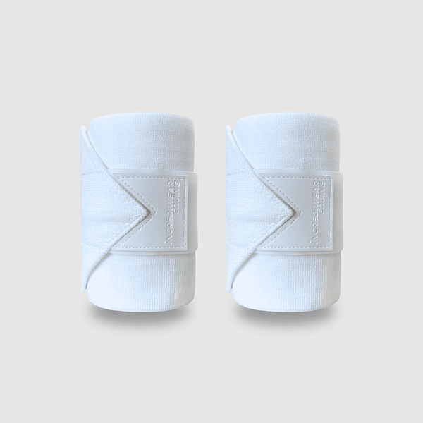 Equine Circulation Exercise Bandages - Pintelit (pari) - Valkoiset - Image 2