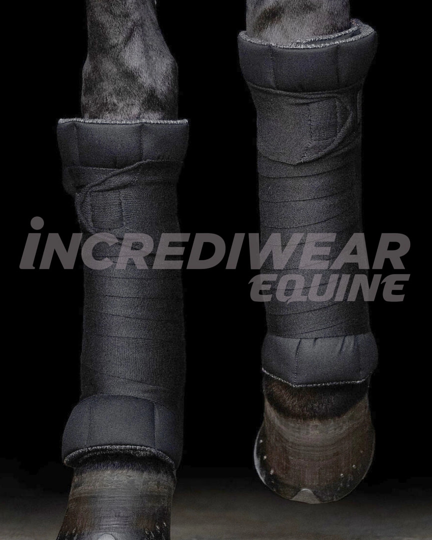 Equine Standing Wraps - Pintelipatjat - Musta - Image 3