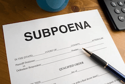 Tracing an IP address through subpoena