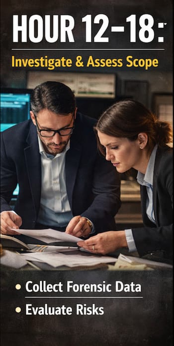 Wire fraud incident response 12-18 hours