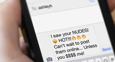 sexual blackmail texts