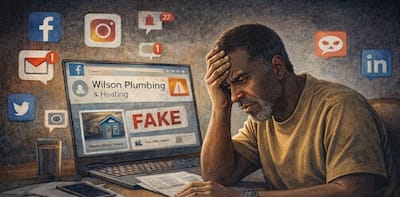 Business Owner Discovering Fake Page