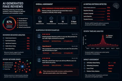 Investigating AI-generated fake reviews — Rexxfield Investigation