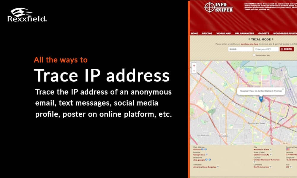 Trace an IP address