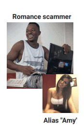 Romance scammer
