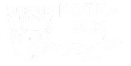 White logo with a runner and text "Jukolan Viesti" on a shield, next to "Kotka 2026" above wavy lines, on a black background.