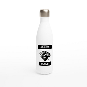 ALPHA MALE - Stainless Steel Water Bottle