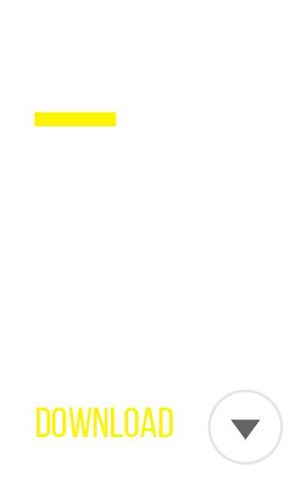 Minimalist interface with "Supplier self-assessment" at the top, a yellow underline, and "EXCEL DOWNLOAD" in bold white and yellow text at the bottom above a white circle with a downward arrow.