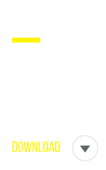 Minimalist graphic with the text "Fortaco quick overview" at the top, "PDF DOWNLOAD" in yellow and white at the bottom, and a gray downward arrow inside a white circle below the text.