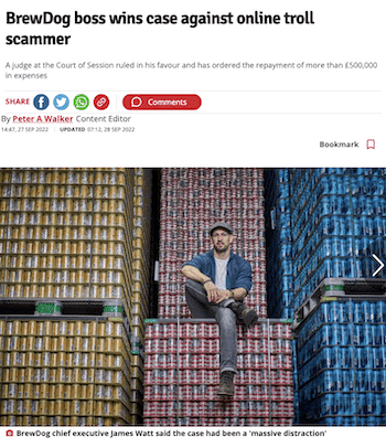 Public Figure Cyberstalkers Investigation