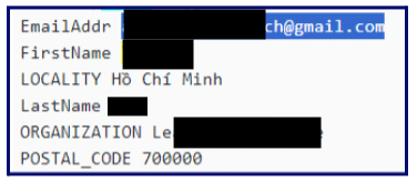 autofill on an email in Intelx