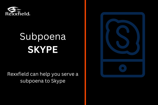 Subpoena Skype.com