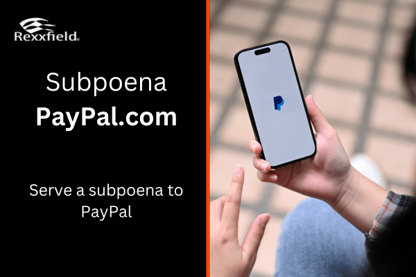 Subpoena paypal.com
