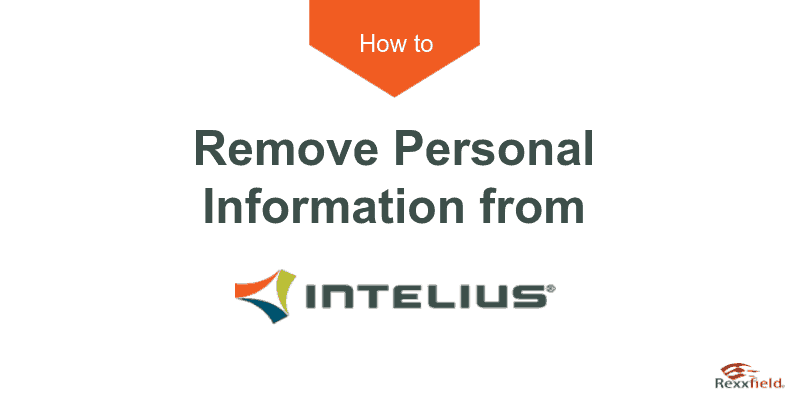how to remove info from Intelius