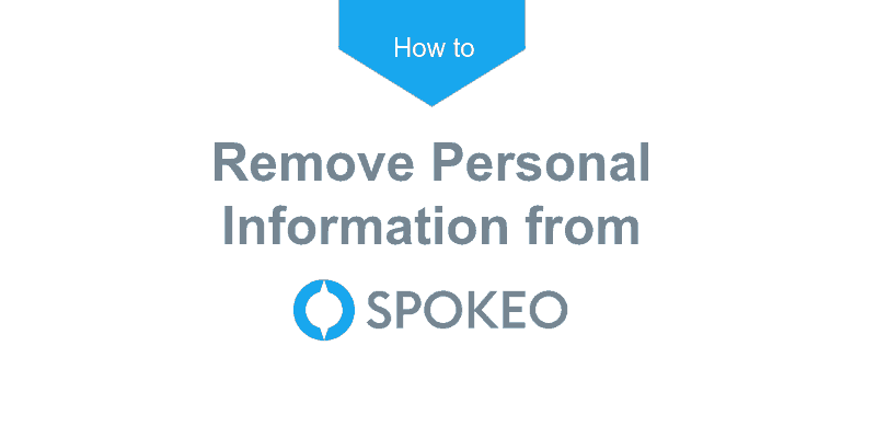 how to remove info from spokeo