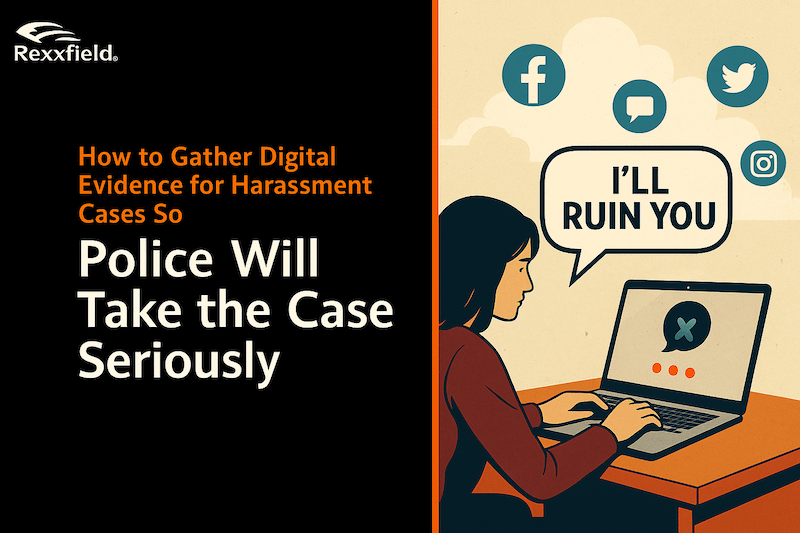How to Gather Digital Evidence for Harassment Cases So Police Will Take the Case Seriously
