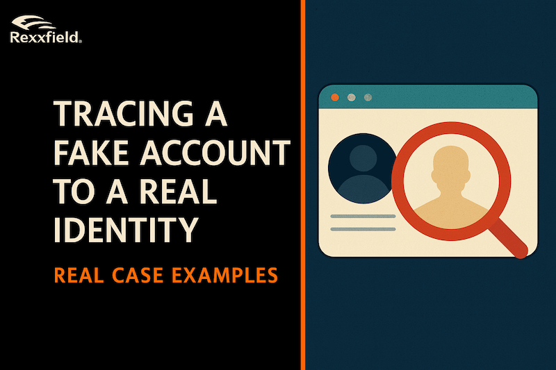tracing a fake account to a real identity